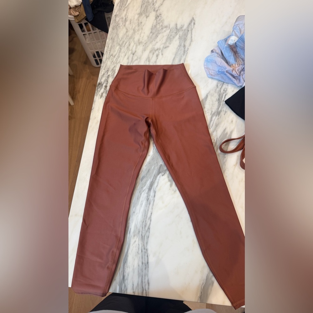 Alo Yoga Airlift High-Waist Corset Legging | Size S | Rust/Terracotta